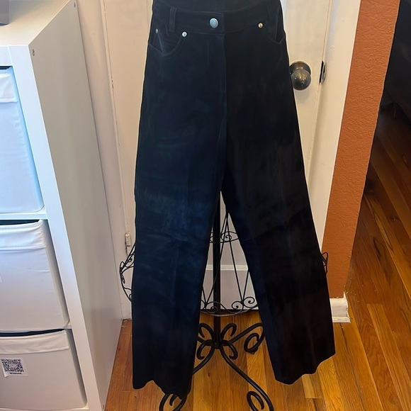 Yansi Fugel Suede Pants-Size 8 - Picture 1 of 5